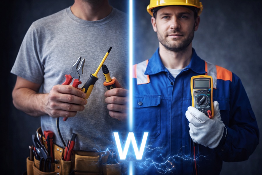 Hängid/behörig elektriker