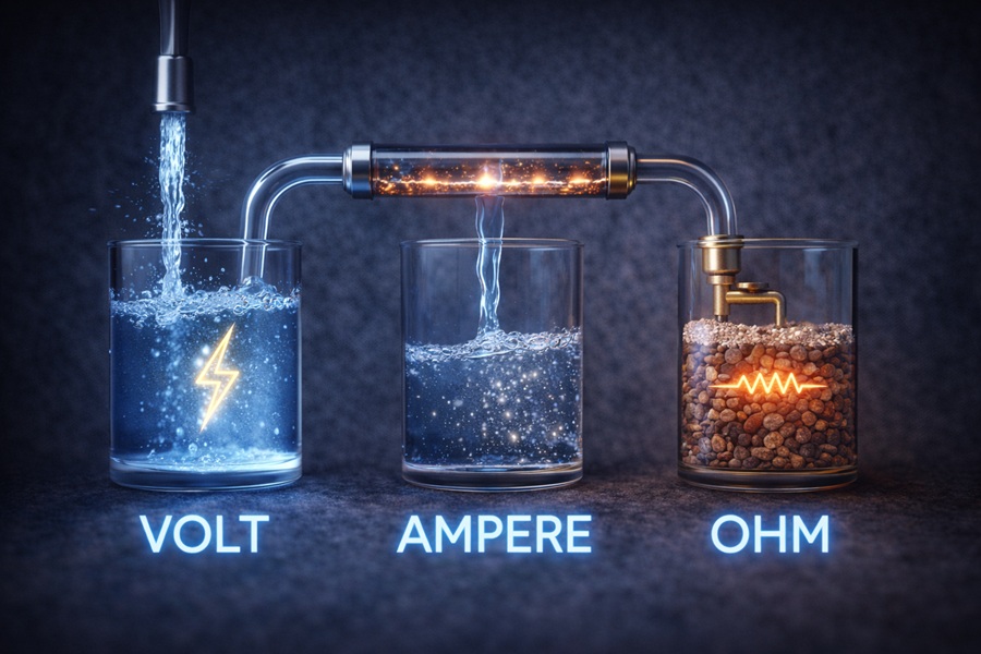 Volt, ampere och Ohm